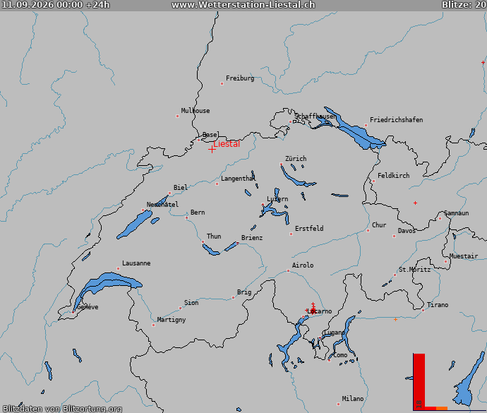 Blitzkarte Schweiz 12.09.2026