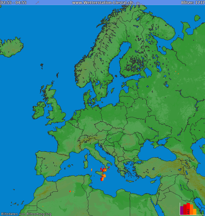 Blitzkarte Europa 13.09.2026 04:14:43