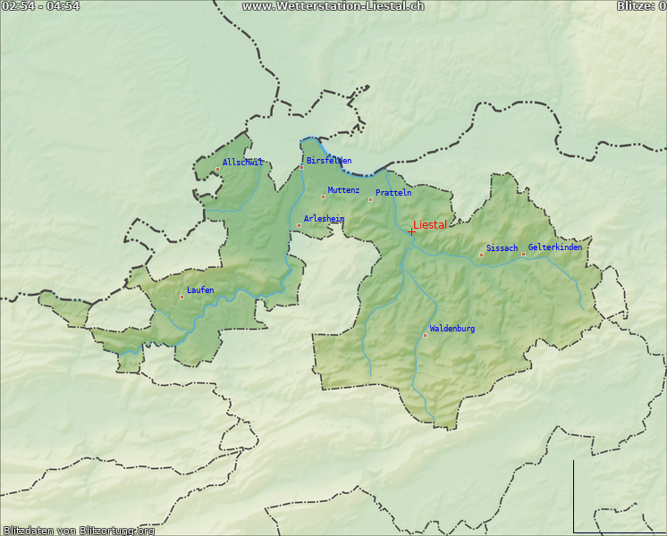 Blitzkarte Basel-Landschaft 13.09.2026 04:14:43